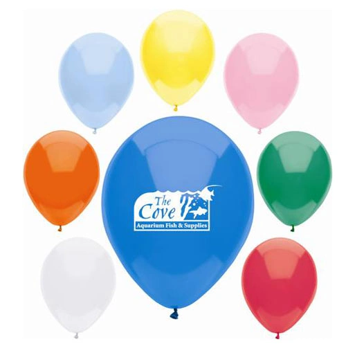 How should the balloons be inflated for color and printing evaluation?