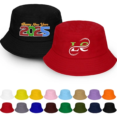 What's the print size on the bucket hat?