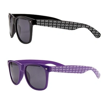 What is the print method used for the sunglasses?