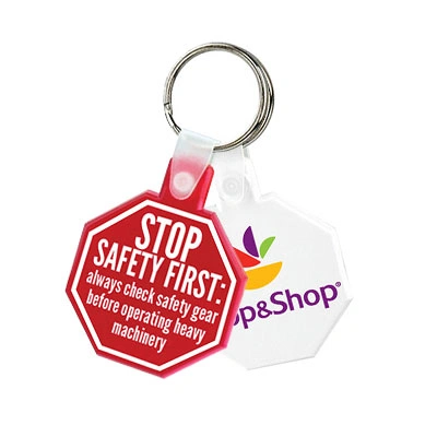 Are there any restrictions on imprint colors for the keytag?