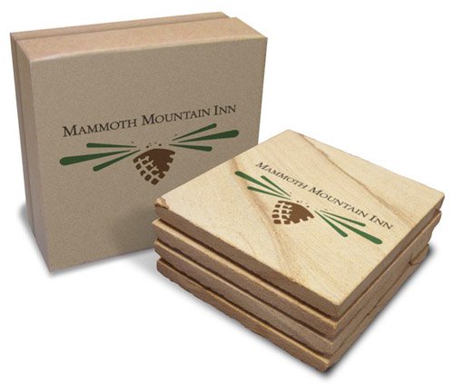 Absorbent Natural Sandstone Coaster Sets, Boxed Questions & Answers