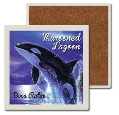 4.25" Square Union Printed Absorbent Stone Coasters Questions & Answers