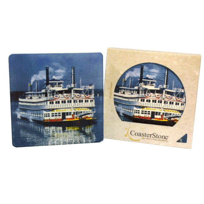 4.25" Square Absorbent Stone Coasters in Retail Gift Box Questions & Answers