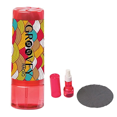 What is the main ingredient in the cleaning spray?