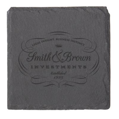 Can any file format be used for the artwork on the square slate coasters set?