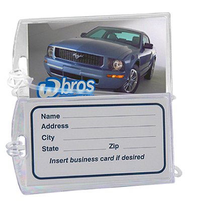 Executive Clear Plastic Luggage Tags Questions & Answers