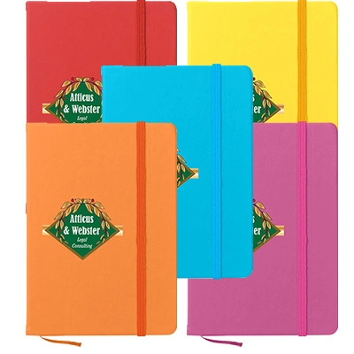 What are the features of the journal notebook?