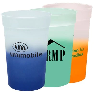 Can I get the 17 oz. stadium cups in different colors?