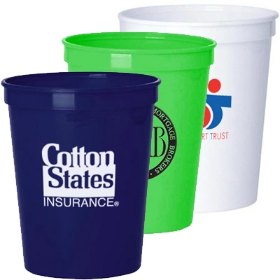 Do the 16 oz. stadium cups come in various colors?
