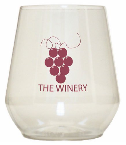 would like to have two logos on plastic stemless wine glass - possible? How much extra?