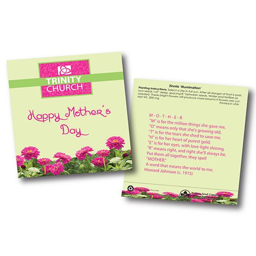 Square Seed Packets with Custom Design Questions & Answers