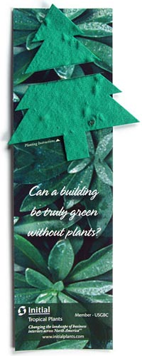 Plantable Bookmarks - Christmas Tree