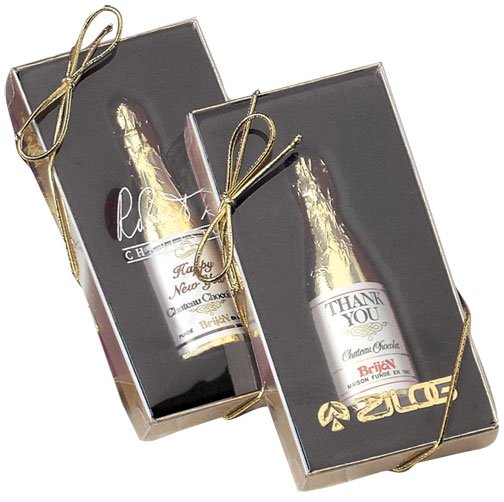 Champagne Bottle Shaped Chocolate - Gift Box Questions & Answers