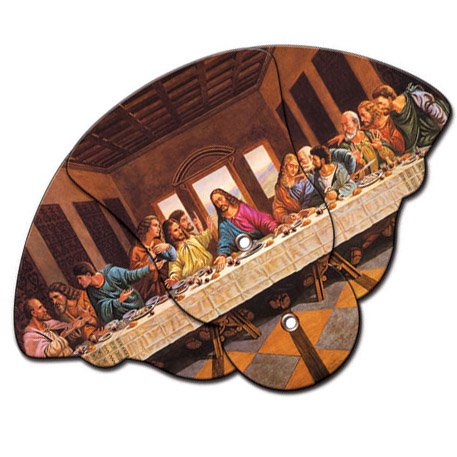 Church Hand Fans - Expandable Last Supper Design Questions & Answers