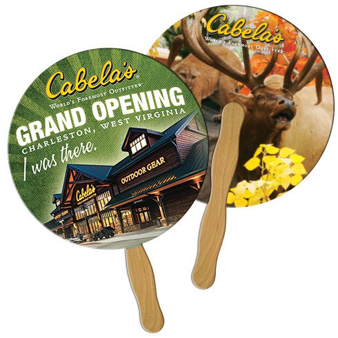 Full Color Circle Hand Fans, Low Minimum, Econo Questions & Answers