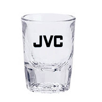 What is the liquid capacity of a 2 oz clear shot glass in ounces?