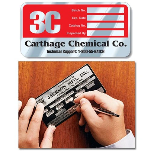 Embossable Aluminum Decals - 6" x 3" Questions & Answers