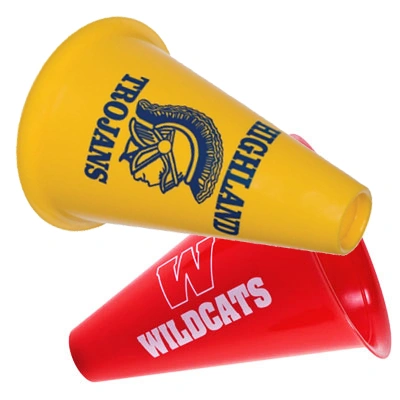 Are there optional features available for the megaphone?
