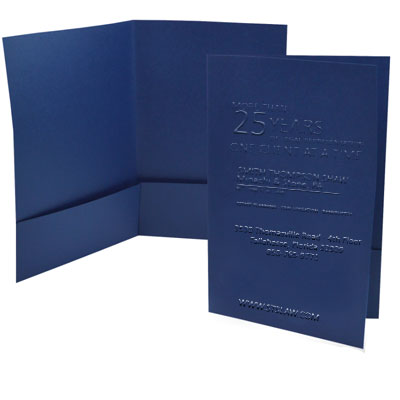 9-1/2" x 14-1/2" Two-Pocket Embossed Legal Folders Questions & Answers