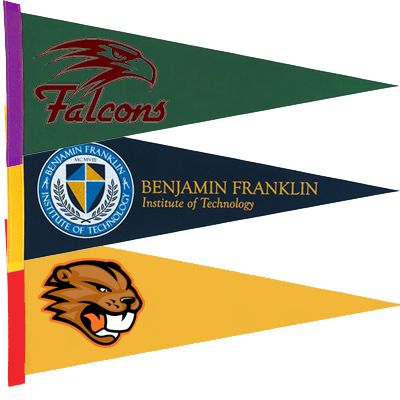 24 x 9 Colored Felt Pennants Questions & Answers