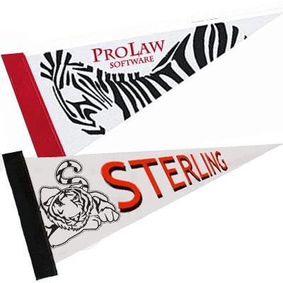 18 x 8 White Felt Pennants Questions & Answers