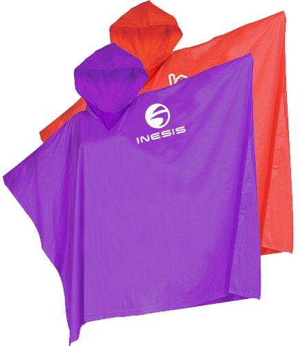 What is the rain poncho weight and can the imprint colors match exactly?