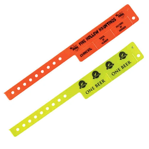 Neon Vinyl Cash Tab Wristbands Questions & Answers