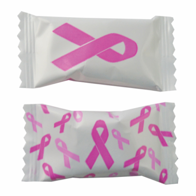 Buttermints with Stock Printed Wrapper - Pink Ribbon Designs Questions & Answers