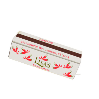 Does the lipstick matchbook allow for specific font selection?